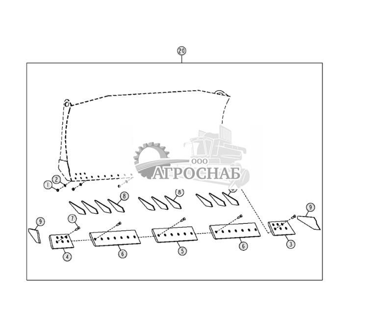 Комплект для укрепления отвала (156 дюймов) - ST26462 336.jpg